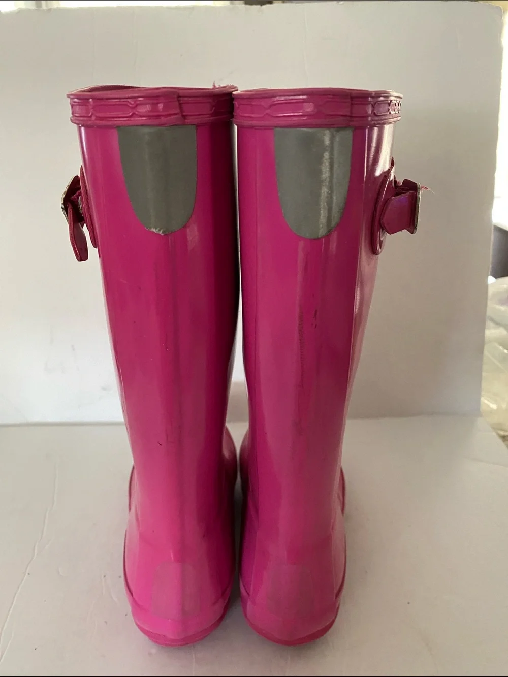Hunter Fuchsia Gloss Knee-High Rain Boots